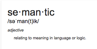 SemanticDefinition